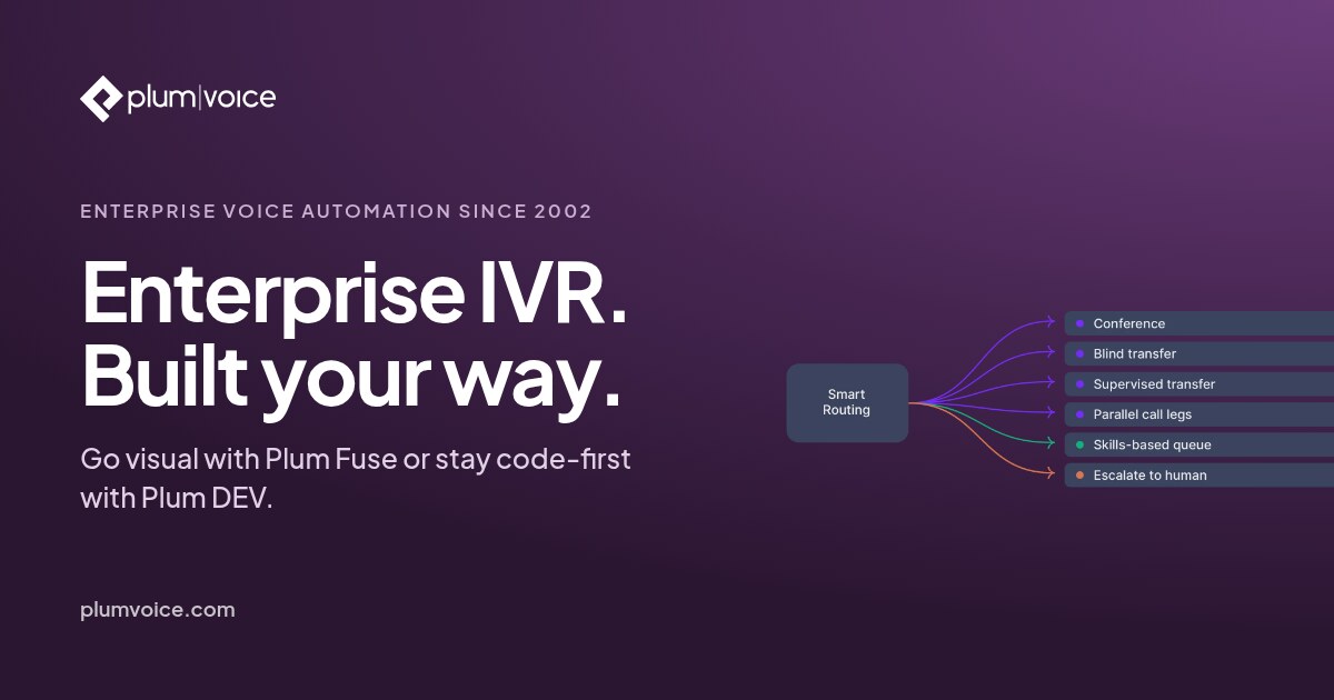 Plum Voice — image from the vendor's website