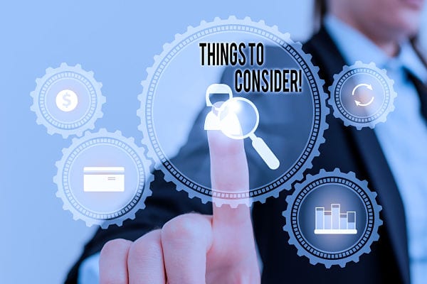 things to consider